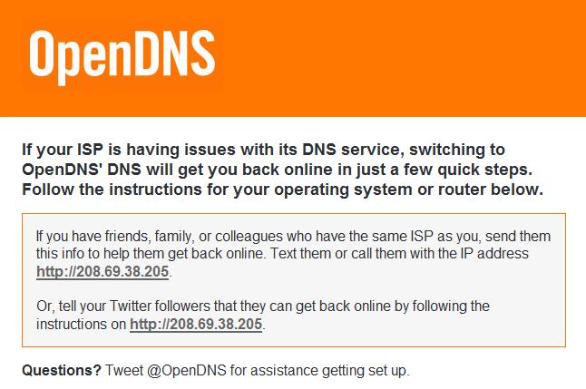 OpenDNS Solution