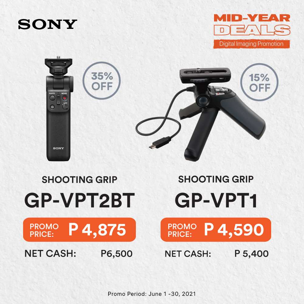 Sony Mid-Year Deals - Shooting Grip